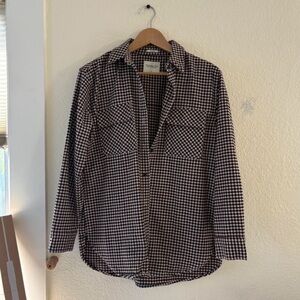 Abercrombie & Fitch Plaid Oversized Shirt
